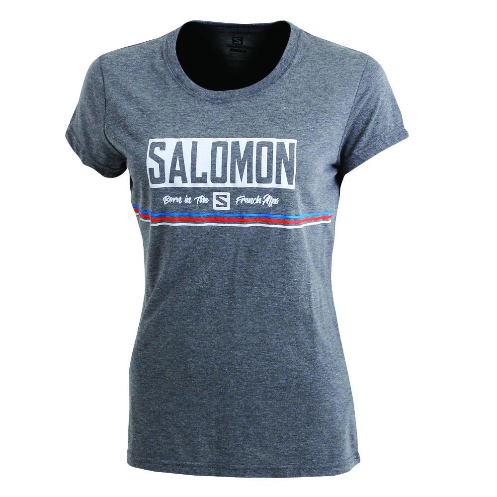 Salomon T-Shirts Dame Sort - 1947 SS W (DFSBT-4269)